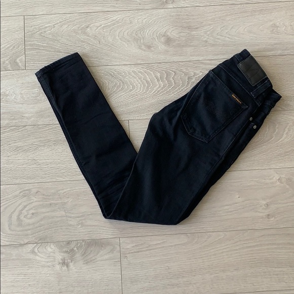 skinny lin black black